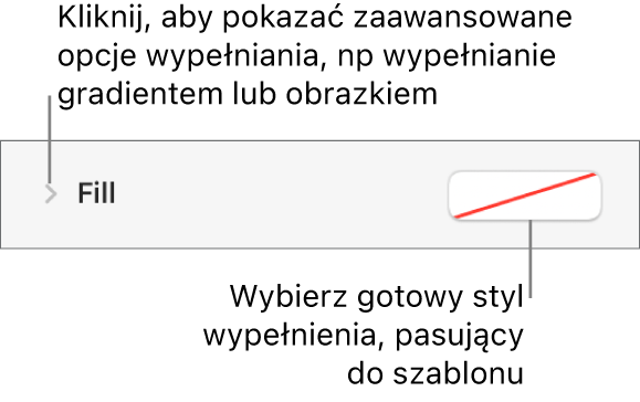 Narzędzia wybierania koloru wypełnienia.