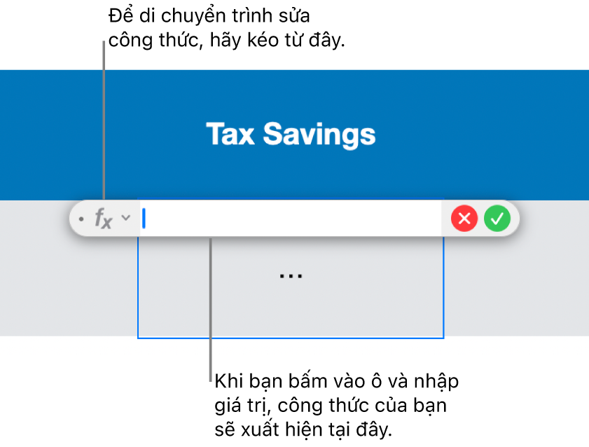 Trình sửa công thức.