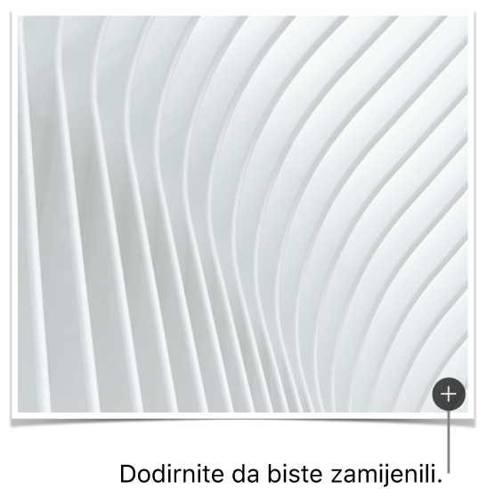 Slika s tipkom Zamijeni sliku.