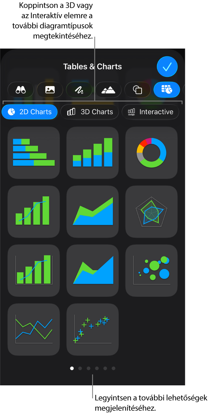 Diagram hozzáadása menü.