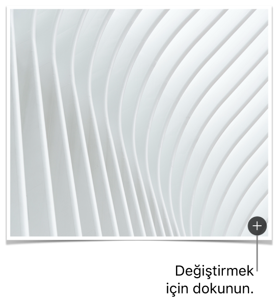 Görüntüyü Değiştir düğmeli bir görüntü.