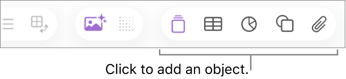 The Numbers toolbar with Insert, Table, Graph, Text, Shape and Media buttons.