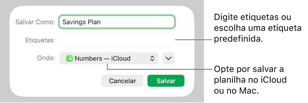 Diálogo Salvar Como.