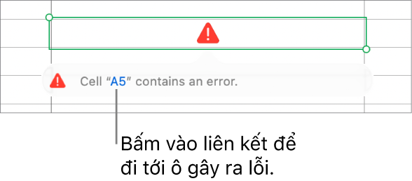 Liên kết lỗi ô.
