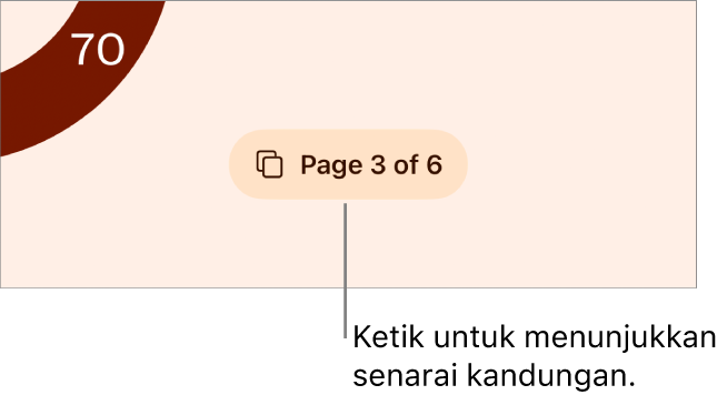 Dokumen terbuka dengan kiraan halaman “3 daripada 3” di bahagian tengah bawah skrin.