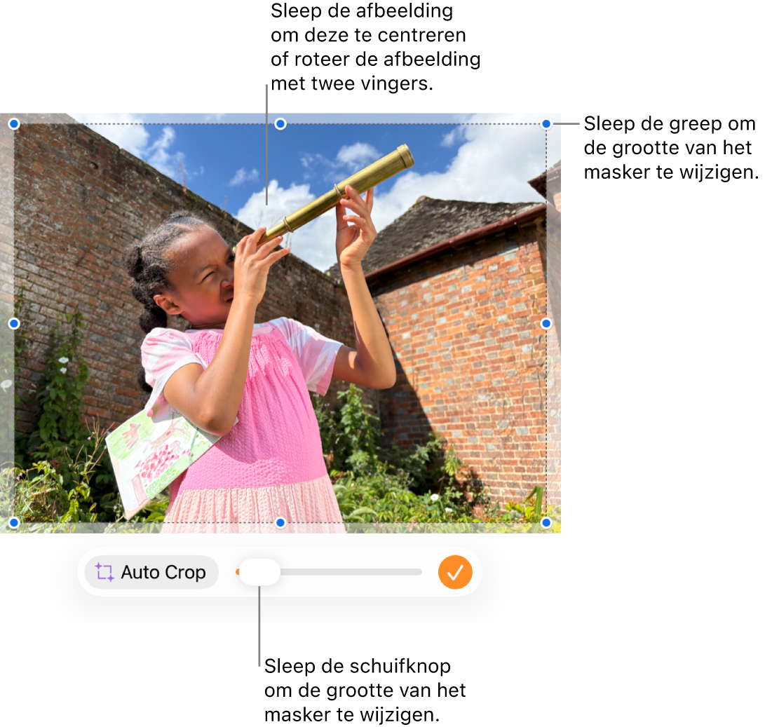 Maskerregelaars op een foto.