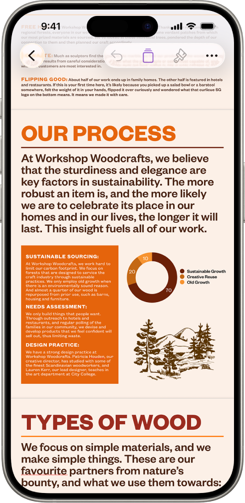 รูปร่างที่มีข้อความล้อมรอบอยู่สามด้าน