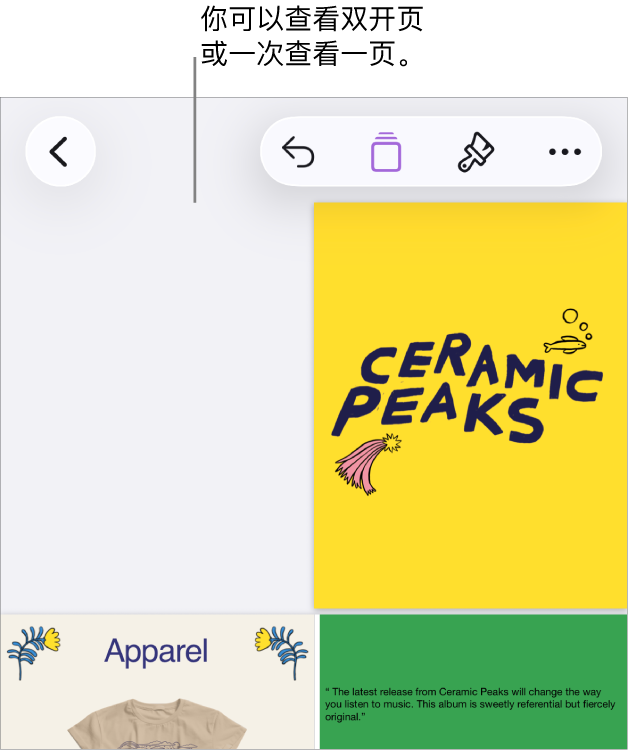 页面显示为跨页的文稿。