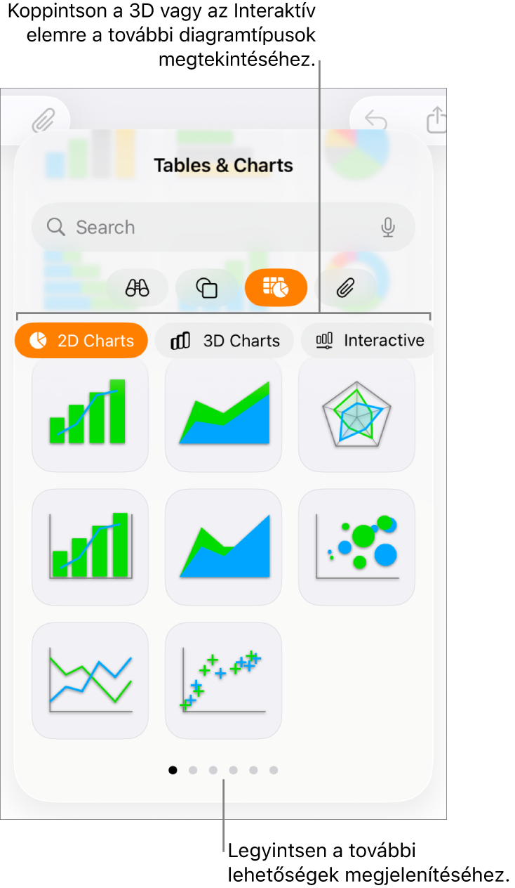 2D diagramok a Diagram hozzáadása menüben.