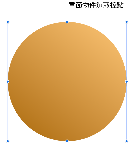 含有選取控點的物件。