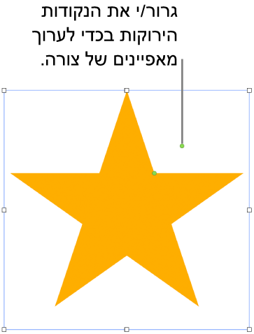 צורה עם ידיות אחיזה לבחירה.