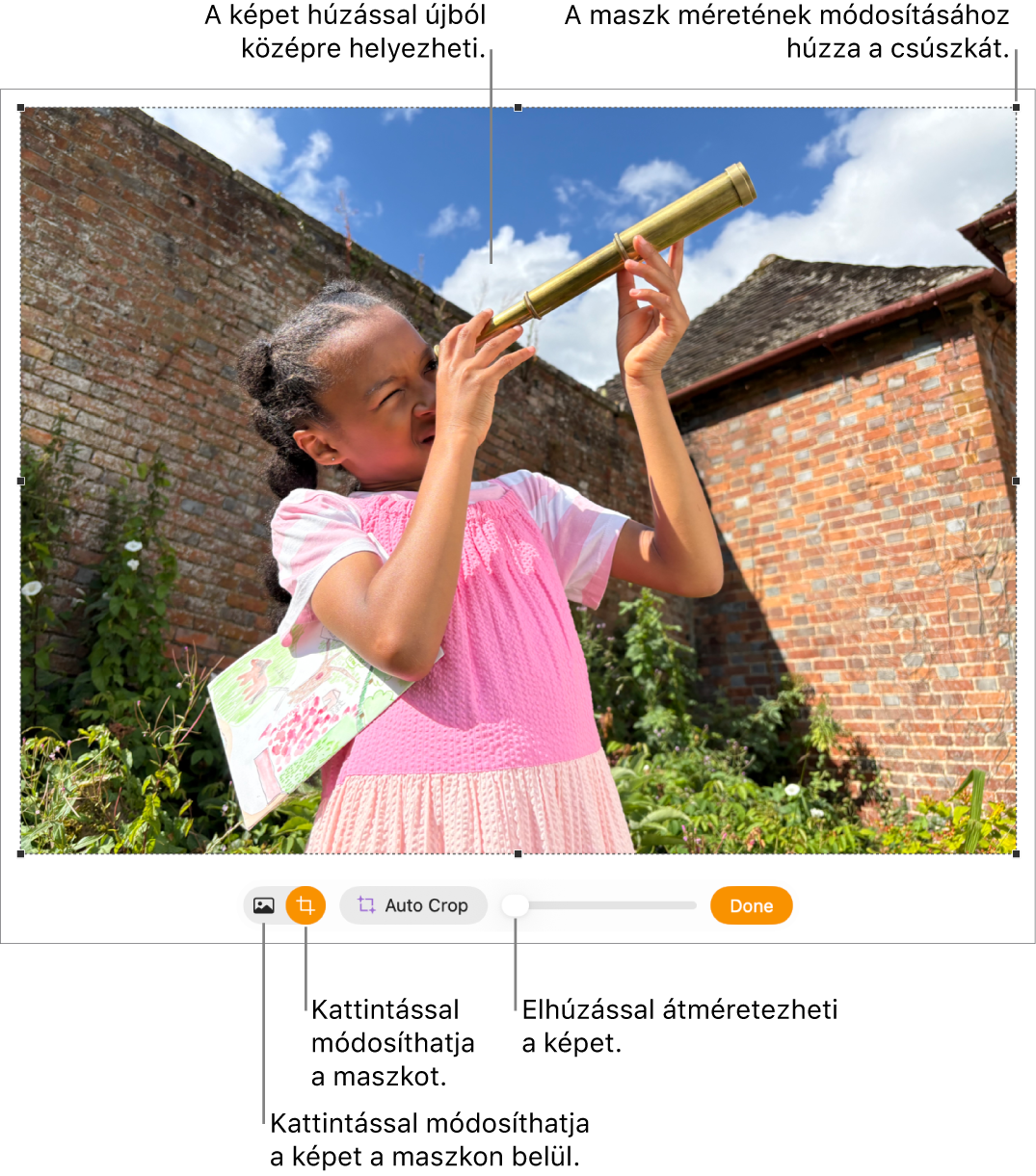 Maszkvezérlők egy fotón.