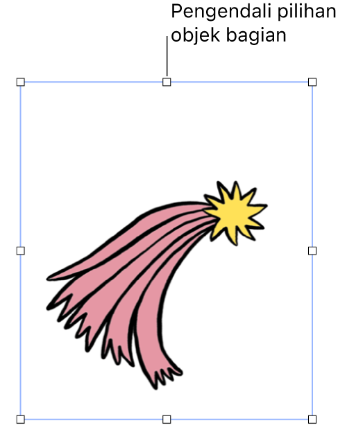 Objek dengan pengendali pilihan.