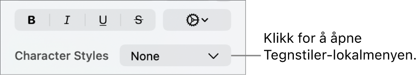 Tegnstiler-lokalmenyen.