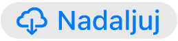 gumb Nadaljuj