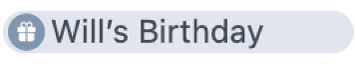 Birthday event