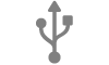 USB-A Port label