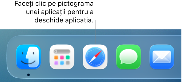 Pictograma Safari din Dock.