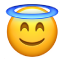 ಹ್ಯಾಲೋ ಎಮೋಜಿ.