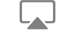 AirPlay स्टेटस आयकॉन.
