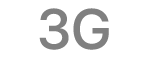 3G स्टेटस आयकॉन.