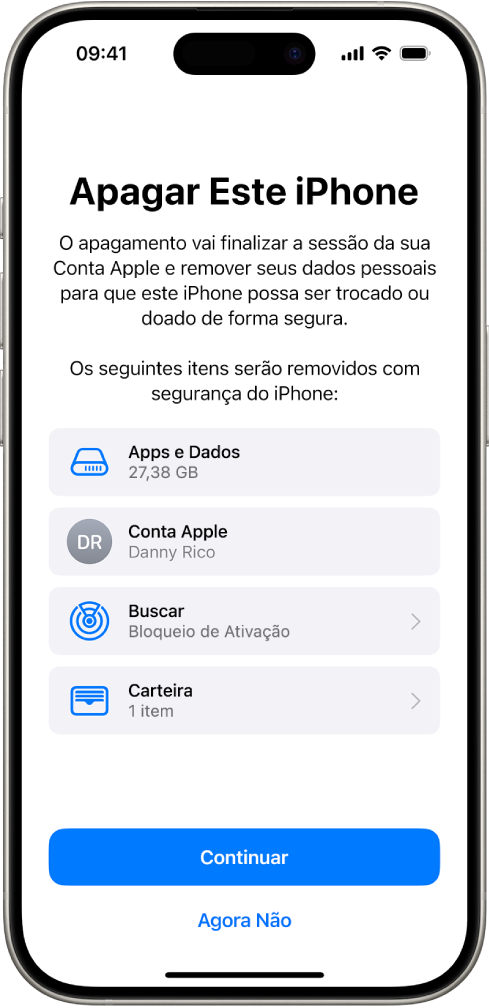 Tela Apagar Este iPhone.