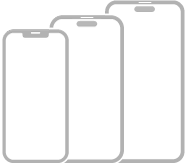 ‏Face ID والے تین iPhone ماڈل۔