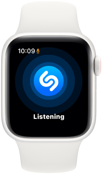 היישום Shazam שמאזין ב-Apple Watch