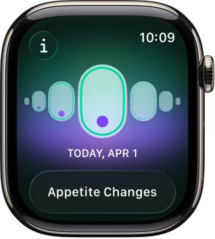 Ekrāns Cycle Tracking.