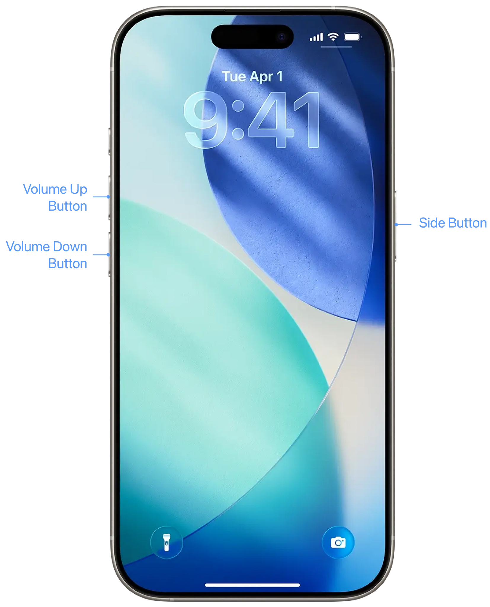 An iPhone showing how to put iOS in sysdiagnose mode.