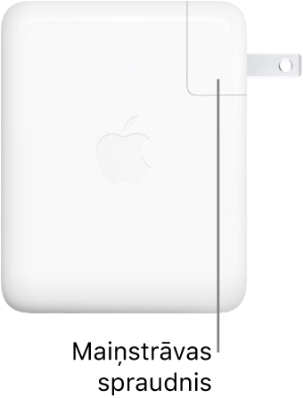 140 W USB-C strāvas adapters.