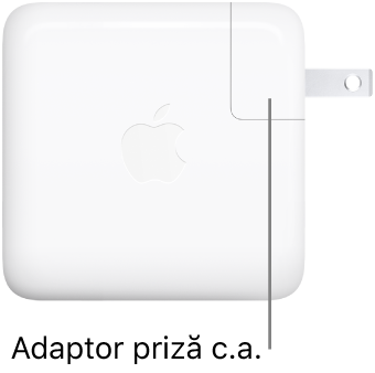 Adaptorul de alimentare USB‑C de 70 W.