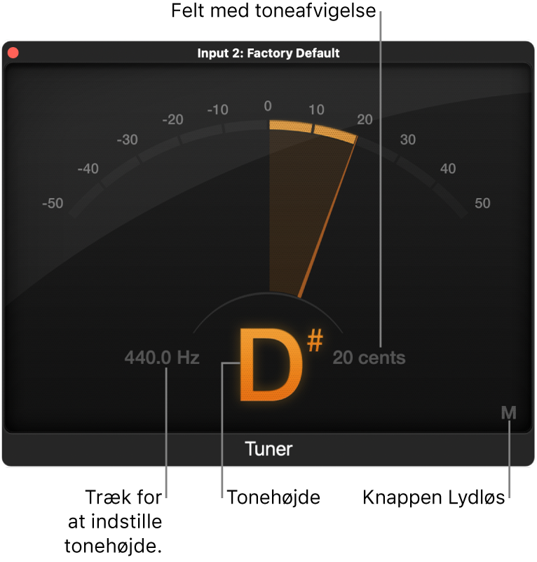 Tilbehøret Stemmeværktøj.