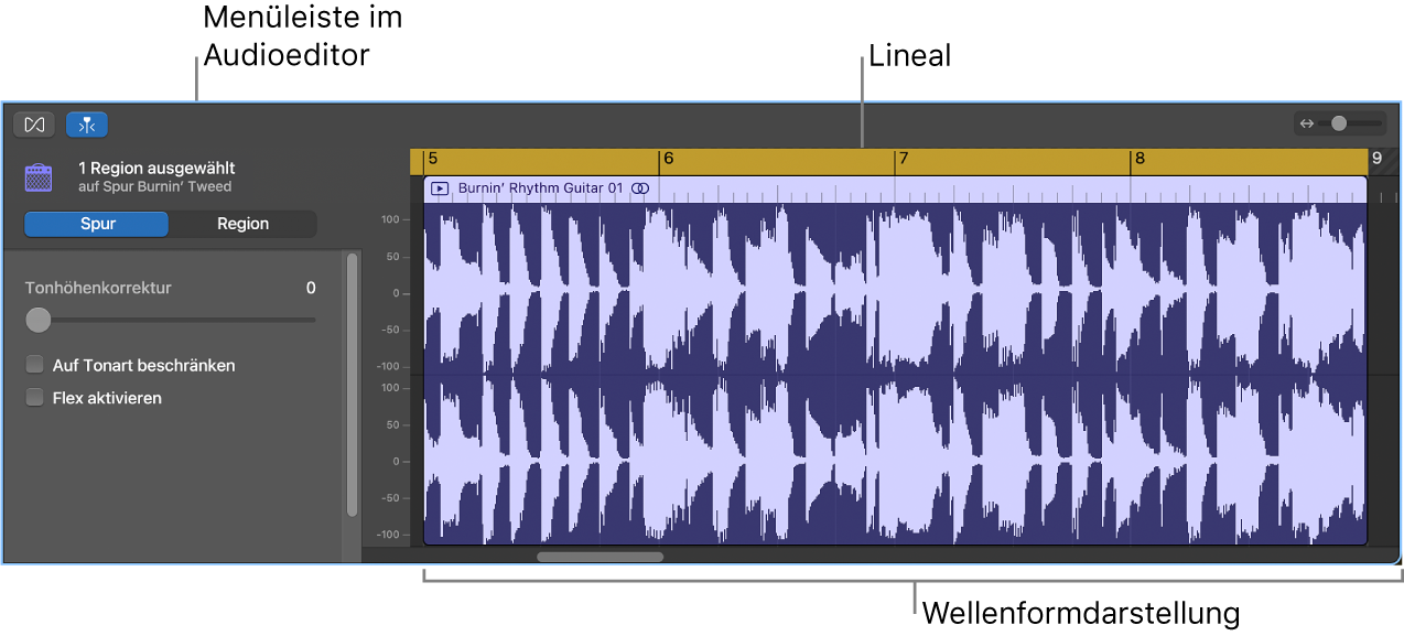 Der Audio-Editor