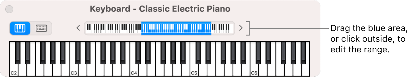 Onscreen keyboard.