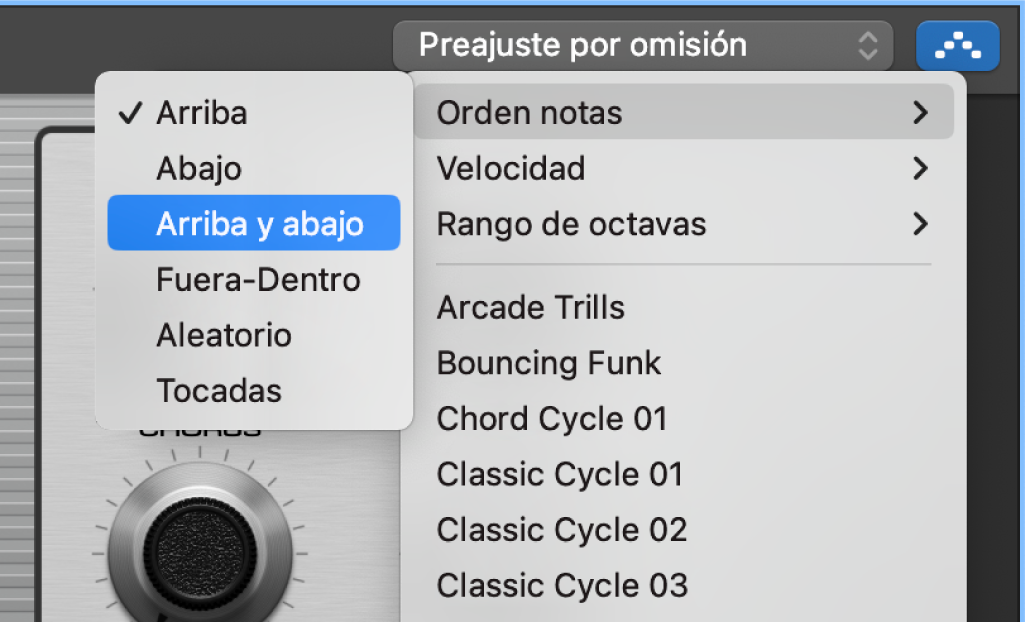 Arpegiador de Smart Controls.