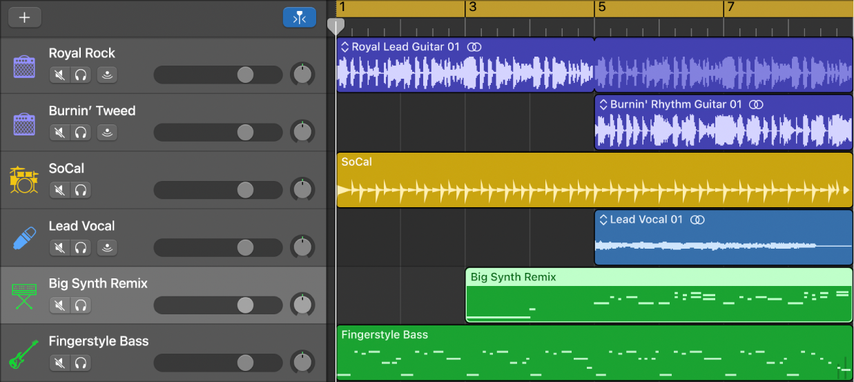ट्रैक क्षेत्र में विभिन्न ट्रैक प्रकार।