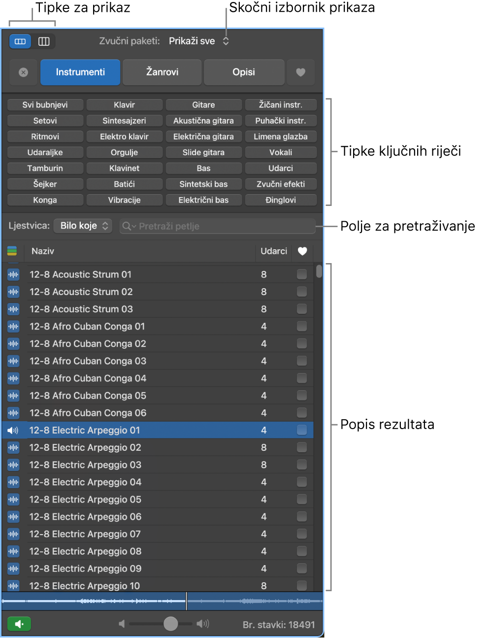 Preglednik petlji.