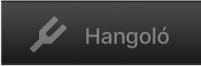 Hangoló gomb.