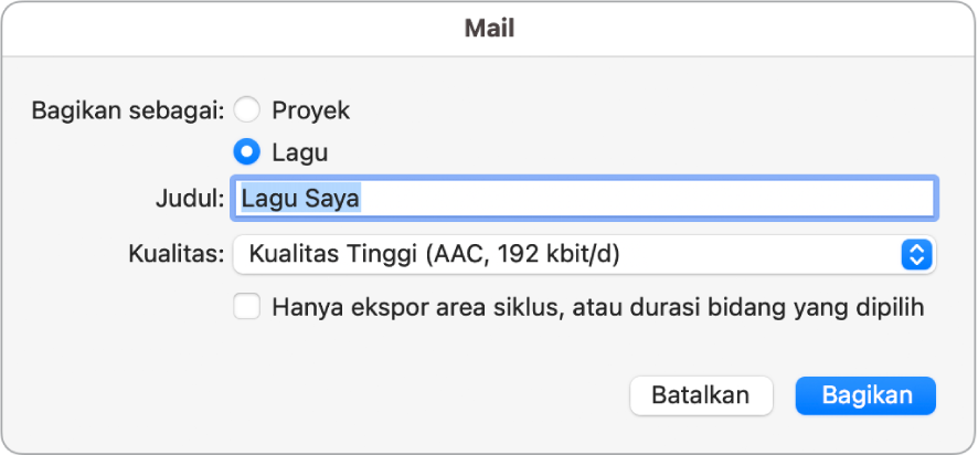 Dialog Mail Drop.