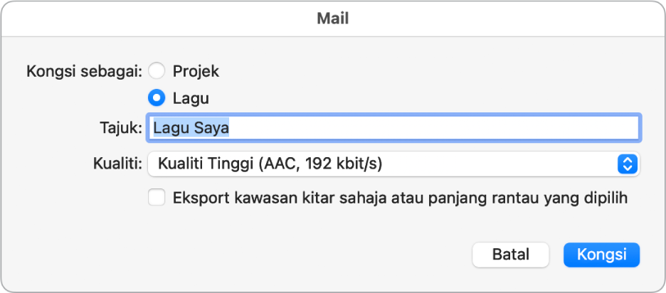 Dialog Mail Drop.
