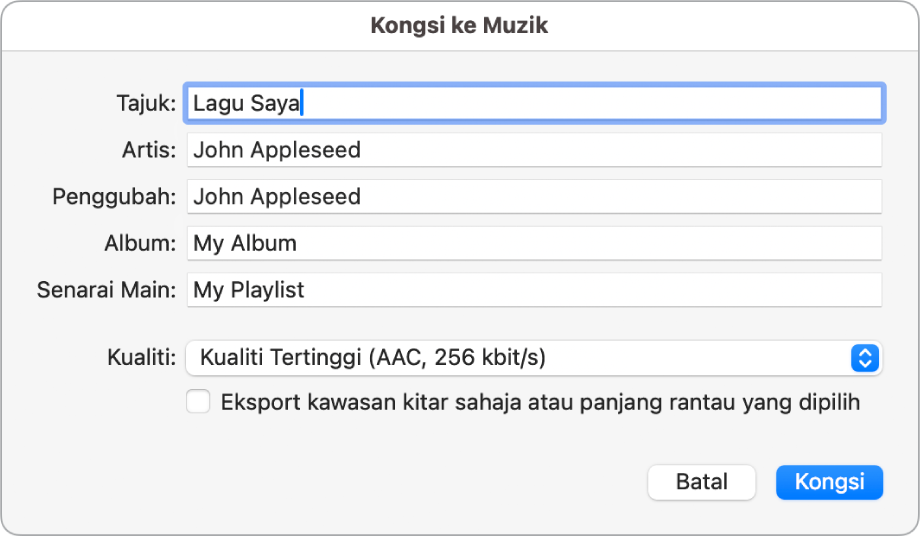 Dialog Kongsi ke Muzik.