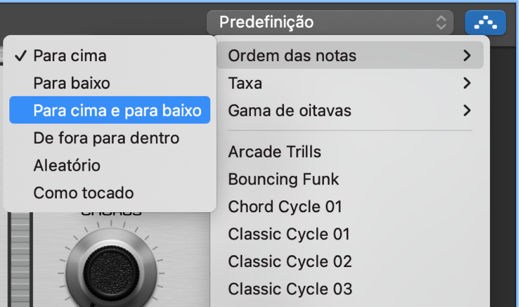 Arpejador dos Smart Controls.