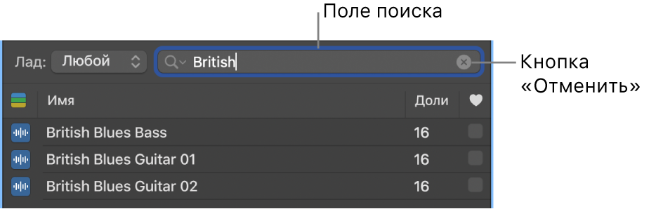 Поле поиска в браузере лупов.