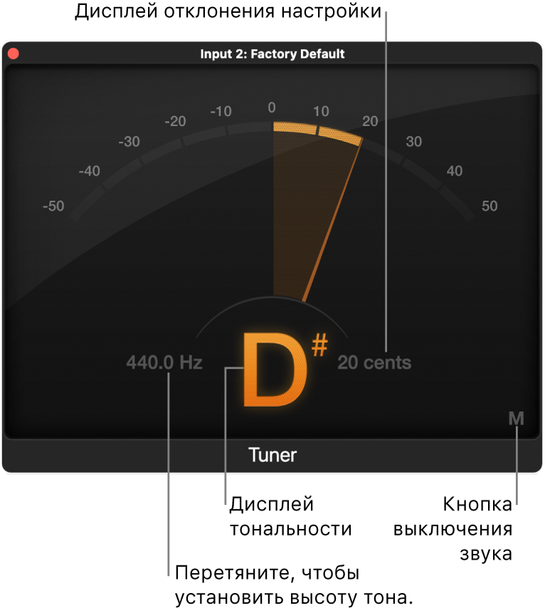 Плагин «Тюнер».