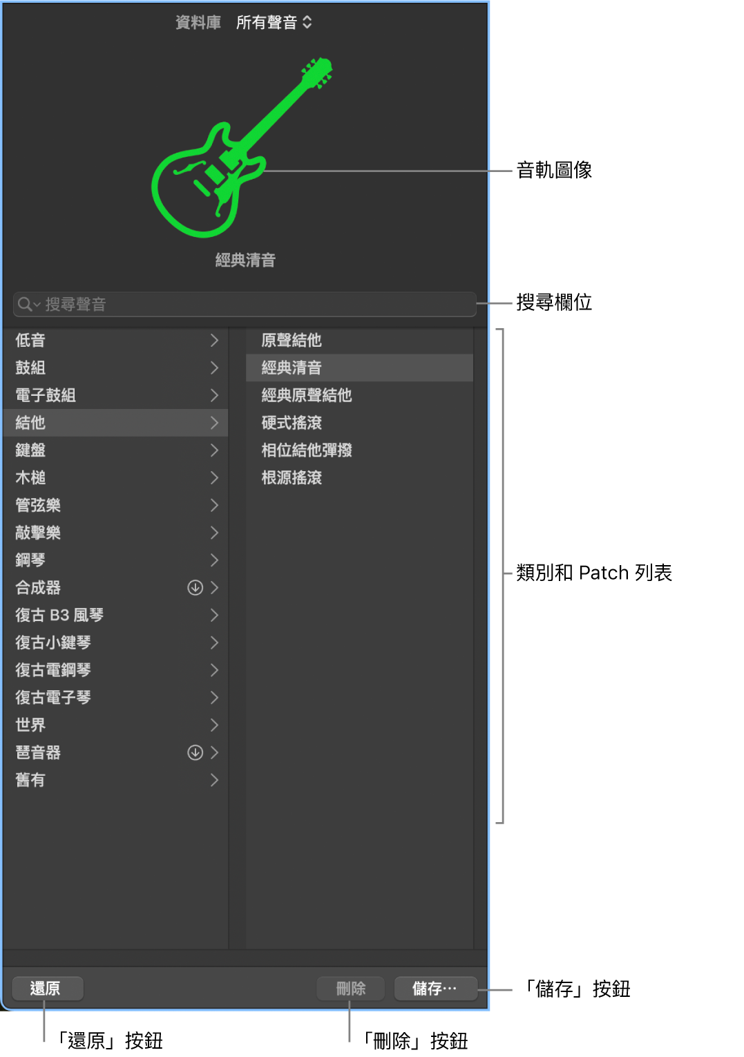已選取 Patch 的資料庫。
