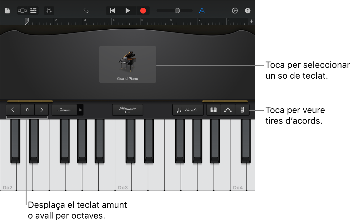 Instrument tàctil Teclat
