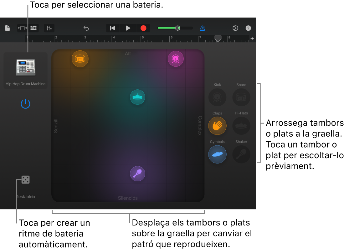 Instrument tàctil Smart Drums