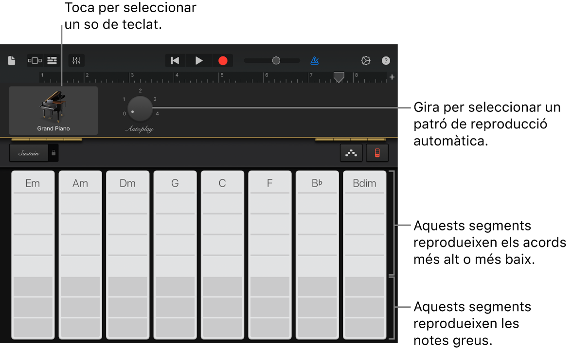 Tires d’acord del teclat