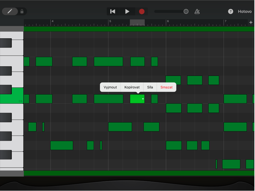 Editor s vybranou notou